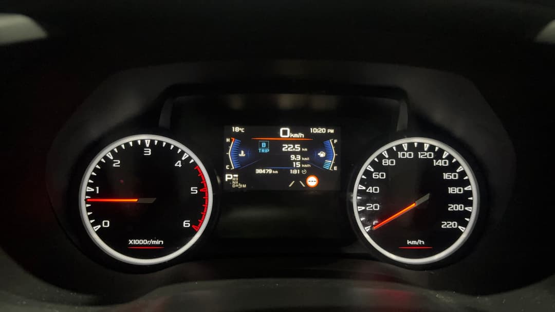 2023 Isuzu D-MAX Sx (4x2) High-ride, Automatic, 38479 km, Odometer View