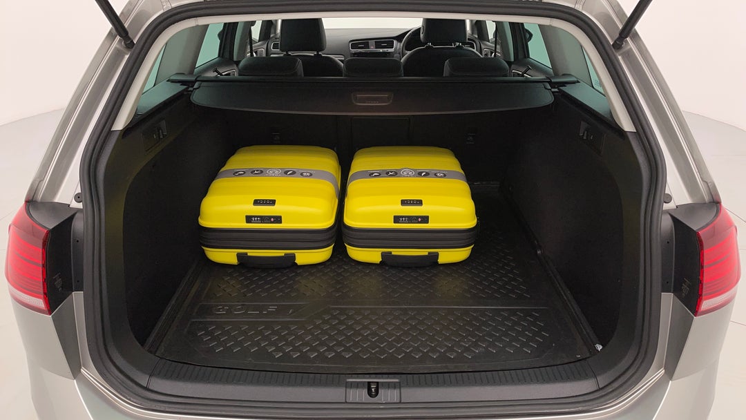 Boot Inside View with Luggage