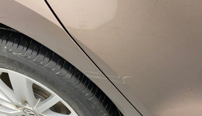 2016 Volkswagen Ameo HIGHLINE1.2L, Petrol, Manual, 99,101 km, Right quarter panel - Minor scratches