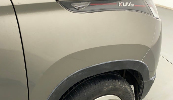 2016 Mahindra Kuv100 K4 6 STR, Petrol, Manual, 18,437 km, Right fender - Slightly dented