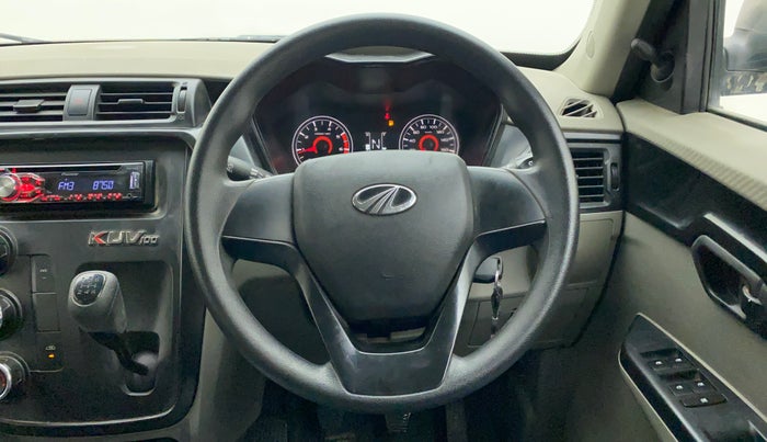 2016 Mahindra Kuv100 K4 6 STR, Petrol, Manual, 18,437 km, Steering Wheel Close Up