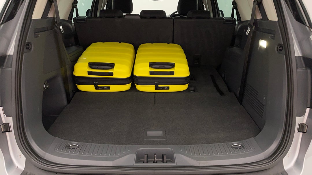 Boot Inside View with Luggage