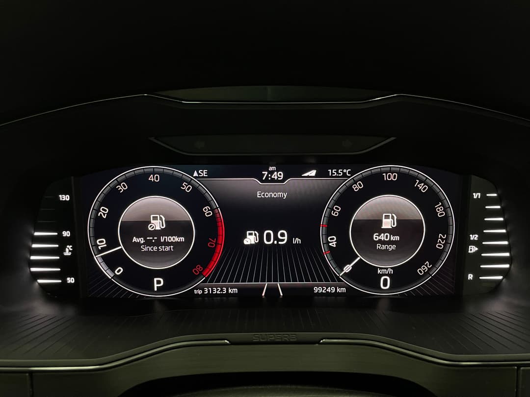 2020 SKODA Superb 200tsi Scout Limited Edition, Automatic, 99249 km, Odometer View