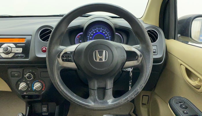 2015 Honda Amaze 1.2L I-VTEC S, Petrol, Manual, 50,463 km, Steering Wheel Close Up