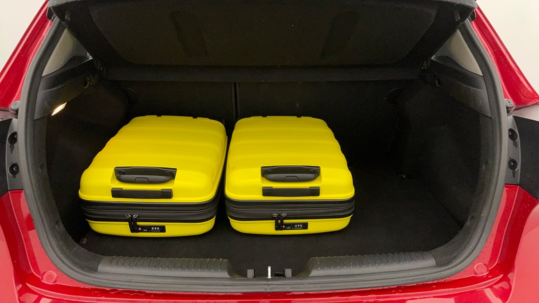 Boot Inside View with Luggage