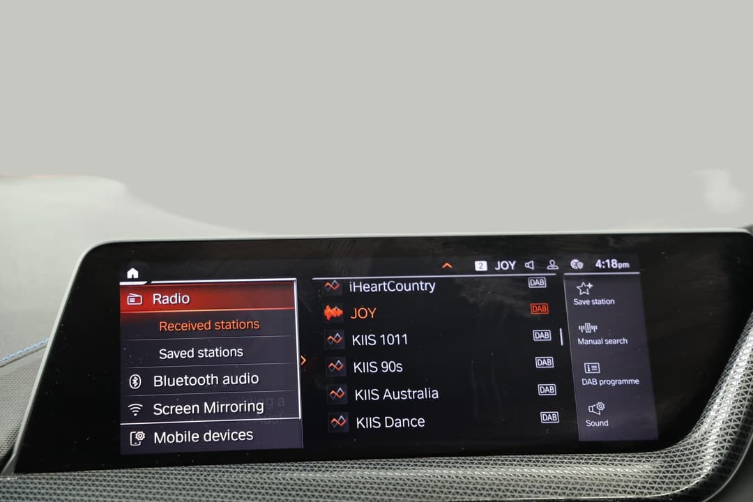 2021 BMW 1 18i M Sport, Automatic, 54467 km, Infotainment System