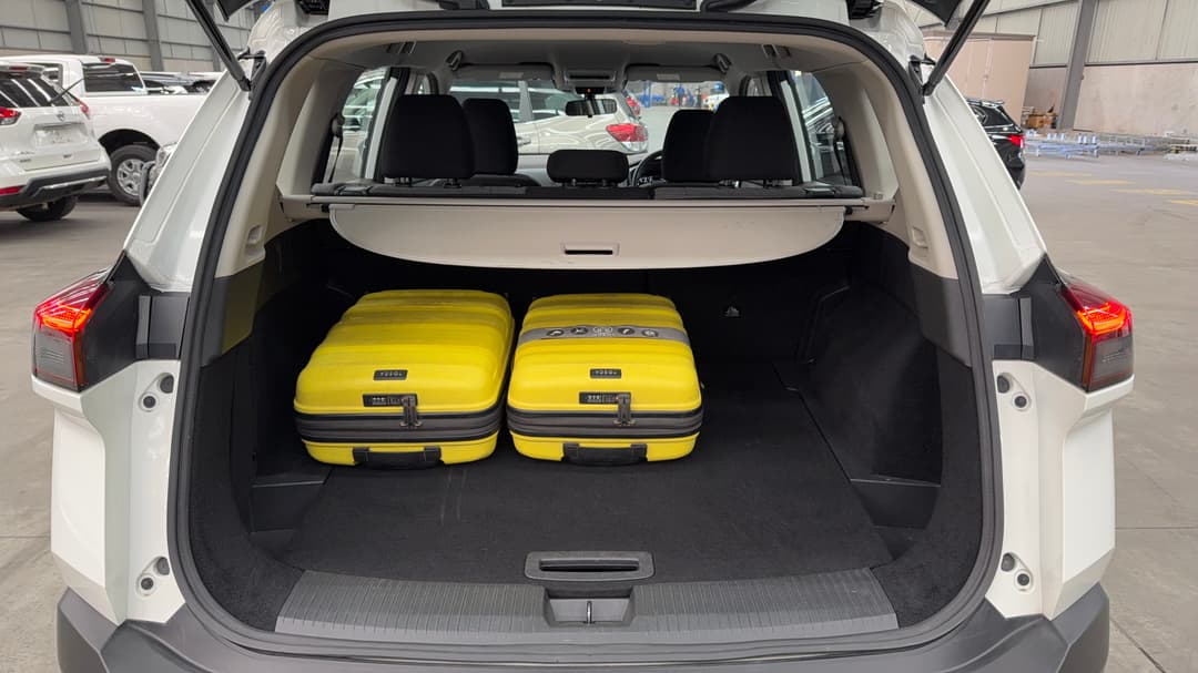 2024 Nissan X-trail St (2WD), Automatic, 56083 km, Boot Inside View with Luggage