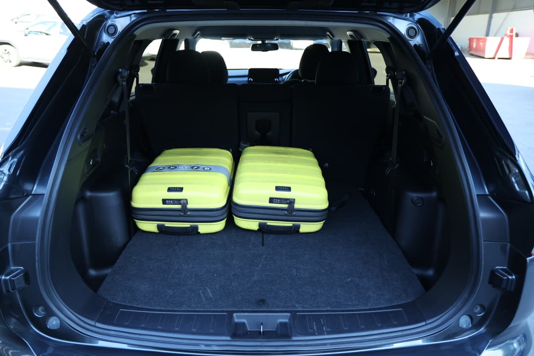 2024 Mitsubishi Outlander Ls 7 Seat (2WD), Automatic, 60596 km, Boot Inside View with Luggage