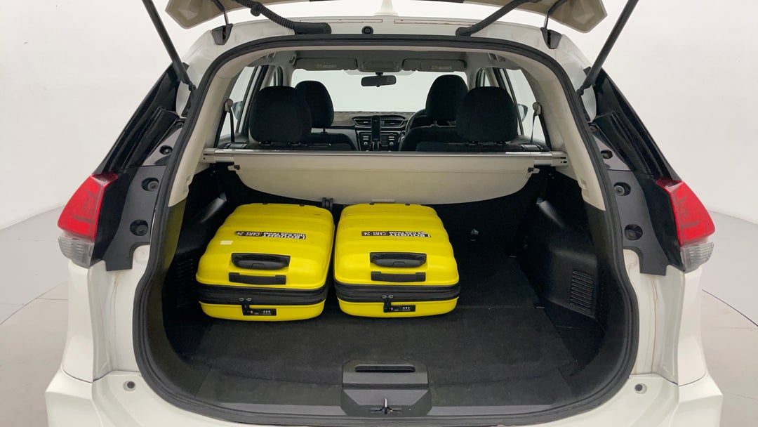 Boot Inside View with Luggage