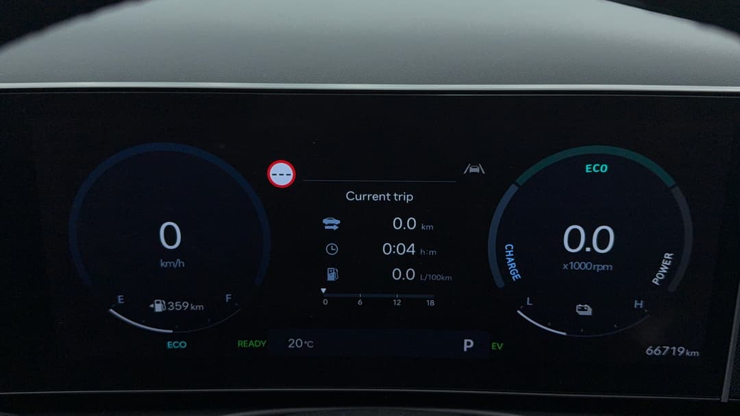 2024 Hyundai Tucson Elite Hybrid (FWD), Automatic, 66719 km, Odometer View