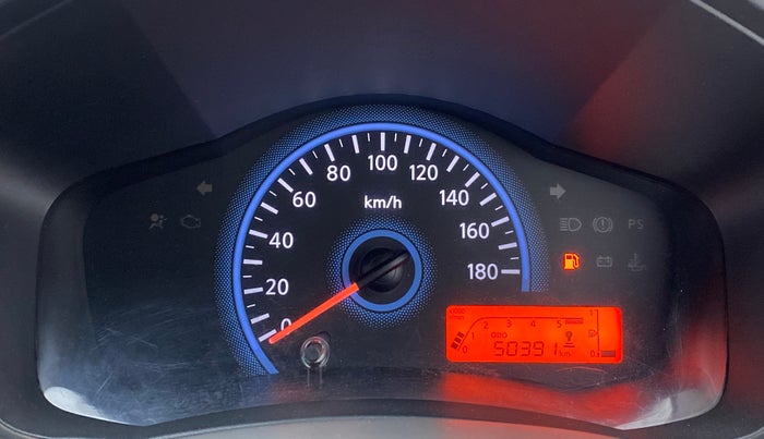 2016 Datsun Redi Go T (O), Petrol, Manual, 50,543 km, Odometer Image