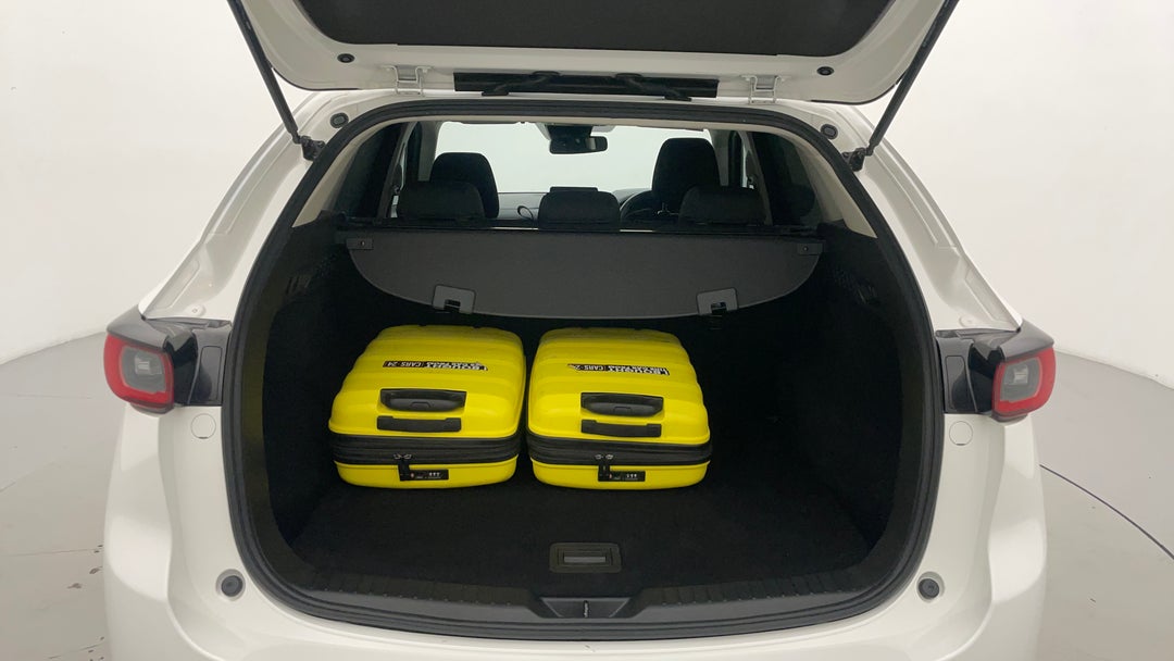 Boot Inside View with Luggage