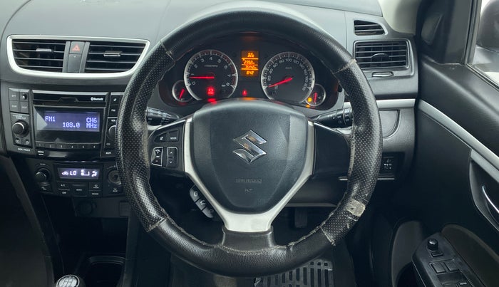 2015 Maruti Swift ZXI, Petrol, Manual, 76,065 km, Steering Wheel Close Up