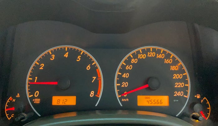 2010 Toyota Corolla Altis 1.8 J, Petrol, Manual, 46,051 km, Odometer Image