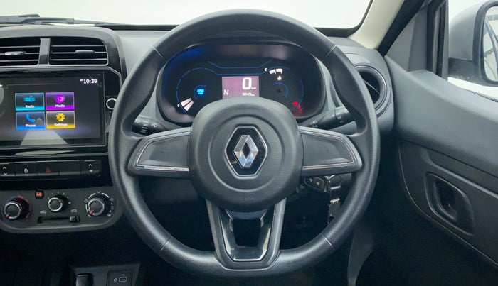 2021 Renault Kwid 1.0 RXT Opt AT, Petrol, Automatic, 3,964 km, Steering Wheel Close Up