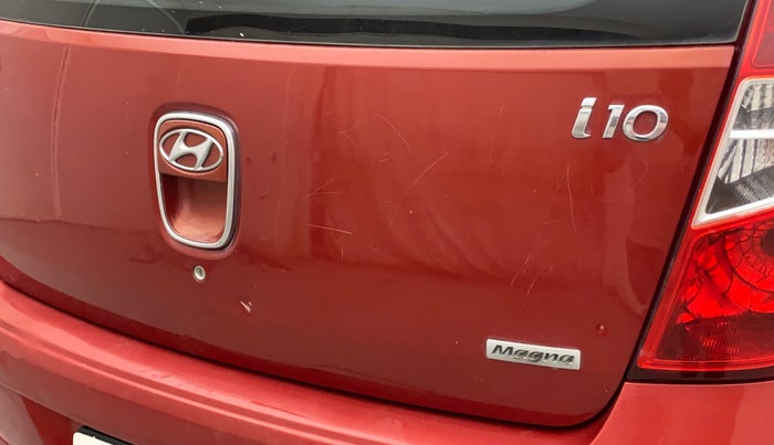 2012 Hyundai i10 MAGNA 1.1, Petrol, Manual, 72,498 km, Dicky (Boot door) - Minor scratches