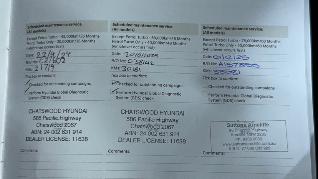 2020 Hyundai Santa Fe Highlander Crdi Blk-bge (AWD), Automatic, 35861 km, Service History