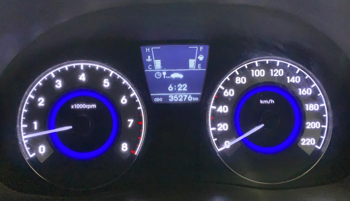 2015 Hyundai Verna FLUIDIC 4S 1.6 VTVT S(O), Petrol, Manual, 35,276 km, Odometer Image