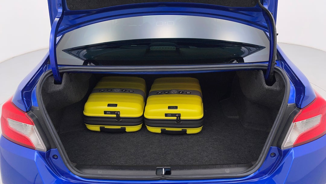 Boot Inside View with Luggage