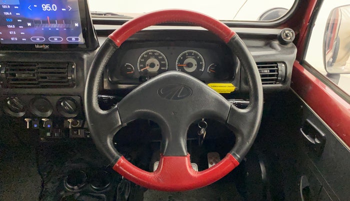 2011 Mahindra Thar CRDE 4X4 AC, Diesel, Manual, 60,803 km, Steering Wheel Close Up