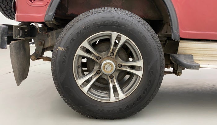 2011 Mahindra Thar CRDE 4X4 AC, Diesel, Manual, 60,803 km, Right Rear Wheel