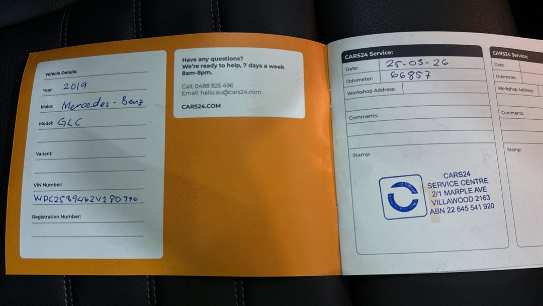 2019 Mercedes-benz GLC 250, Automatic, 66864 km, Service History