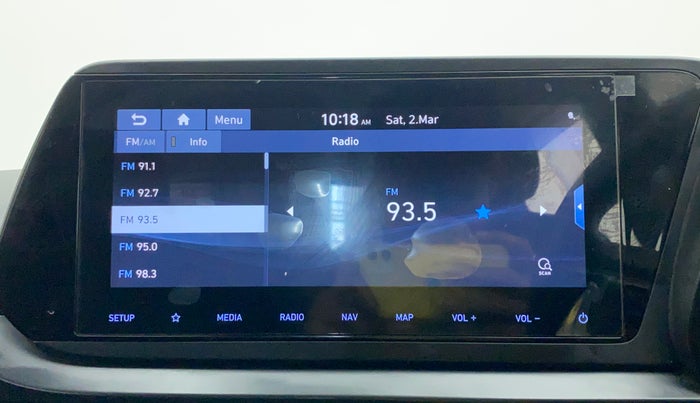 2021 Hyundai NEW I20 ASTA 1.2 MT, Petrol, Manual, 6,047 km, Infotainment System