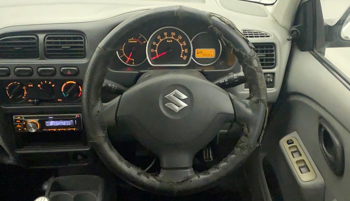 2013 Maruti Alto K10 VXI, Petrol, Manual, 74,689 km, Steering Wheel Close Up