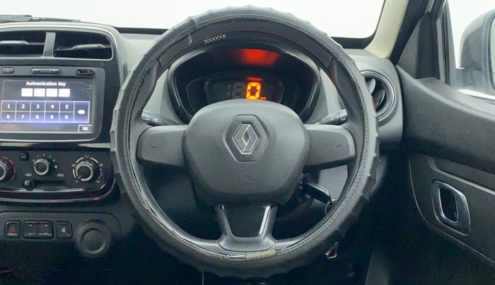 2018 Renault Kwid 1.0 RXT Opt, Petrol, Manual, 38,182 km, Steering Wheel Close Up