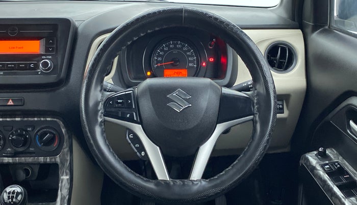 2019 Maruti New Wagon-R VXI 1.2L, Petrol, Manual, 24,131 km, Steering Wheel Close Up