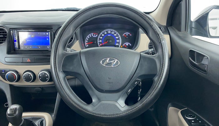 2017 Hyundai Grand i10 MAGNA 1.2 VTVT, Petrol, Manual, 28,456 km, Steering Wheel Close Up