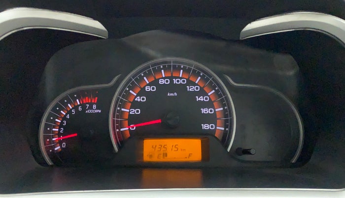 2015 Maruti Alto K10 VXI, Petrol, Manual, 43,515 km, Odometer Image