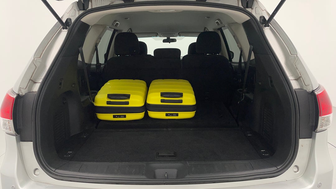 Boot Inside View with Luggage