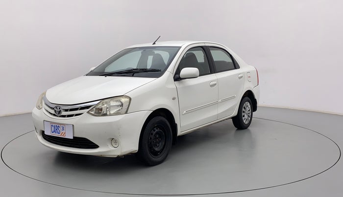 2011 Toyota Etios G, Petrol, Manual, 52,976 km, Left Front Diagonal
