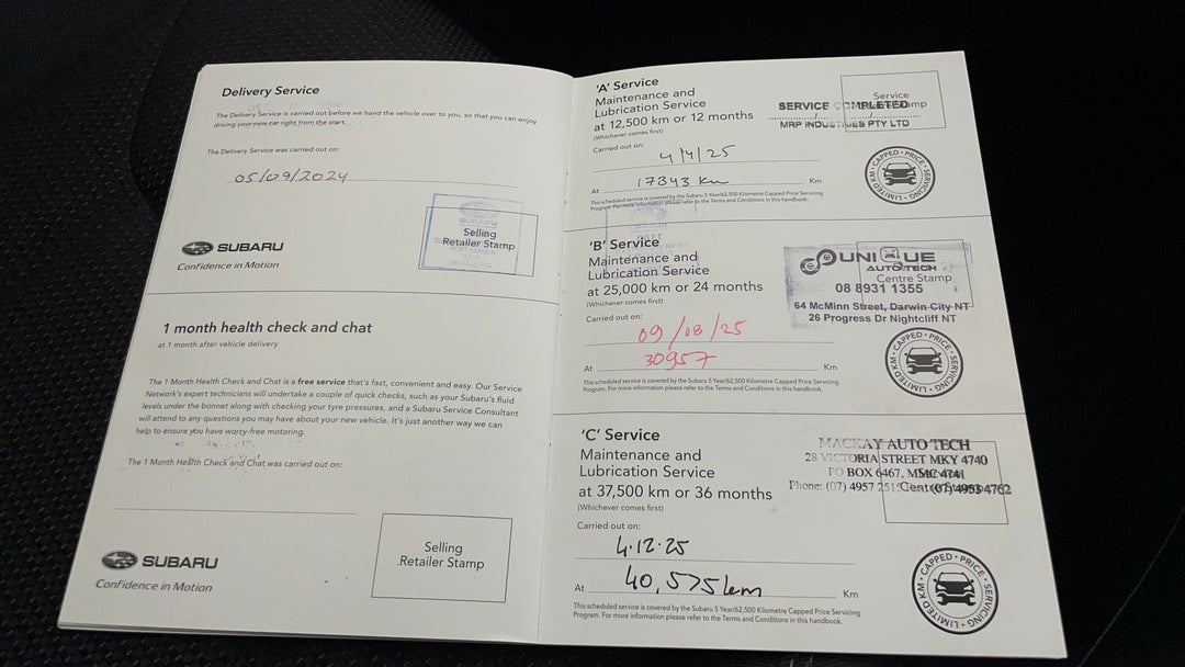 2024 Subaru Forester 2.5i (AWD), Automatic, 43871 km, Service History