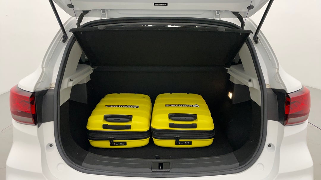 Boot Inside View with Luggage