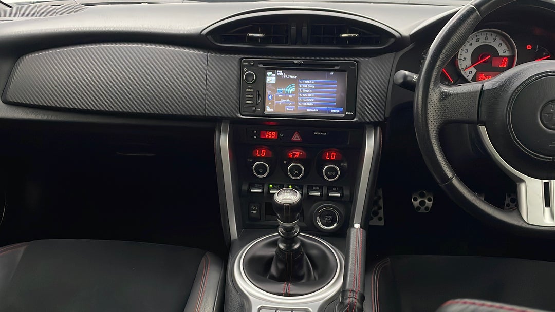 2016 Toyota 86 Gts, Manual, 99429 km, Center Console