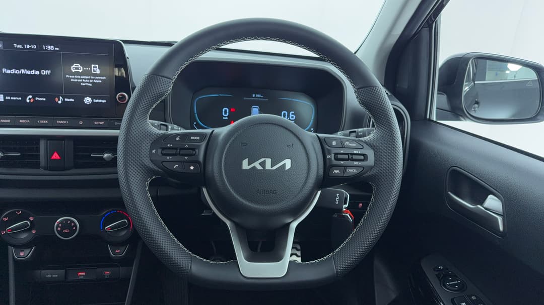 2024 Kia Picanto Gt Line (pe2), Manual, 6582 km, Steering Wheel Close-up