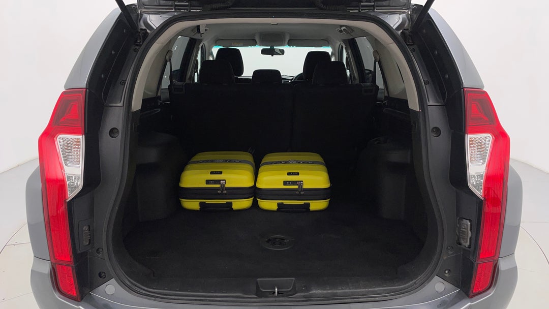 Boot Inside View with Luggage