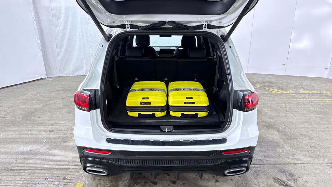 Boot Inside View with Luggage