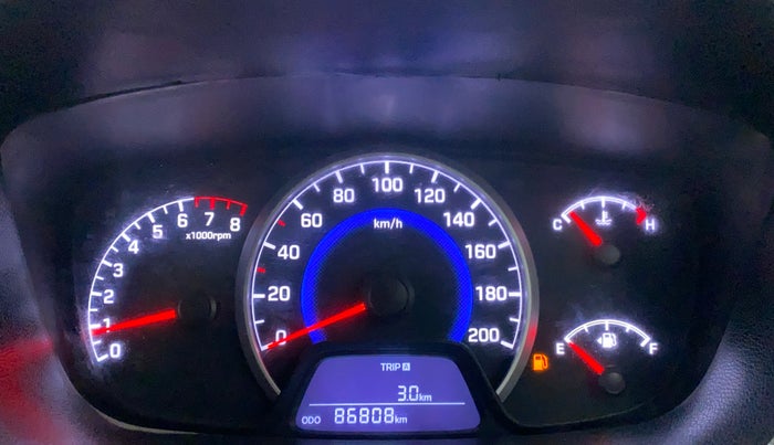 2018 Hyundai Grand i10 ASTA 1.2 KAPPA VTVT, CNG, Manual, 86,808 km, Odometer Image