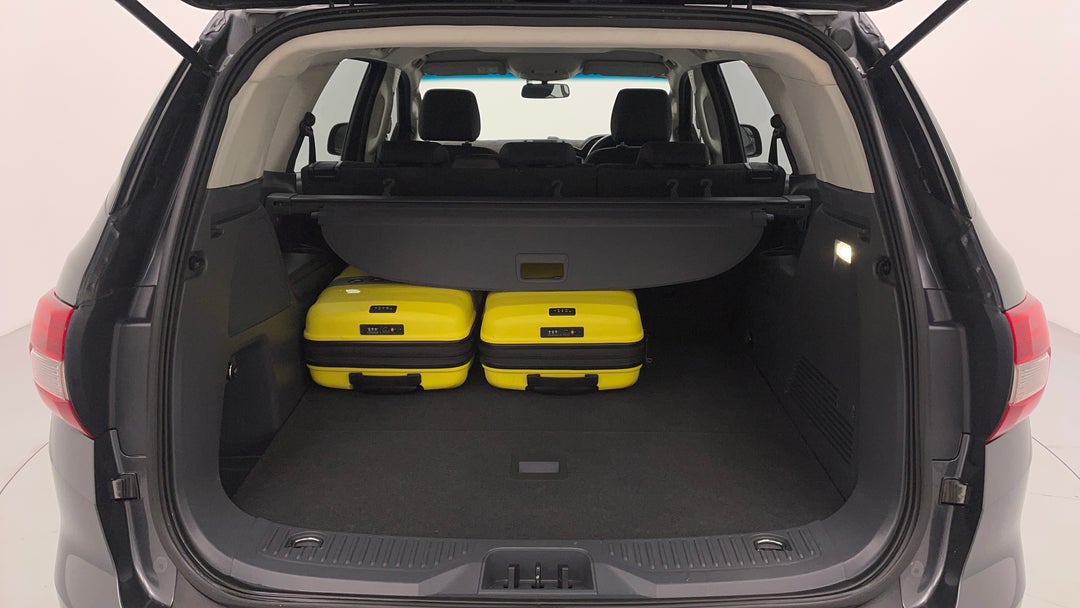 Boot Inside View with Luggage