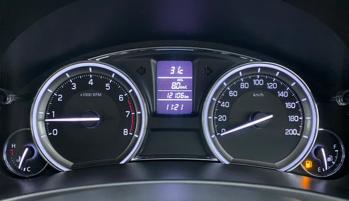 2017 Maruti Ciaz 1.4 S, Petrol, Manual, 12,142 km, Odometer Image