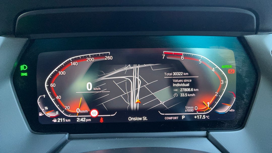 2020 BMW 1 18i M Sport, Automatic, 30322 km, Odometer View