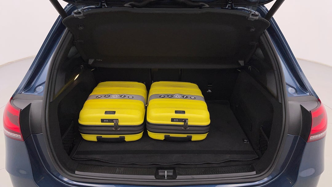 Boot Inside View with Luggage