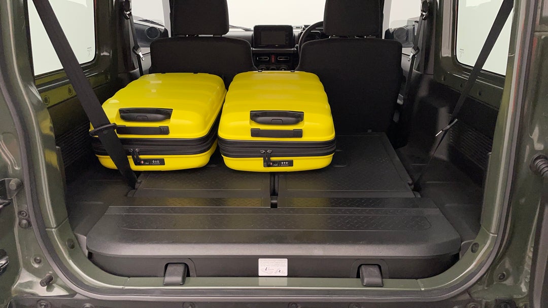 Boot Inside View with Luggage