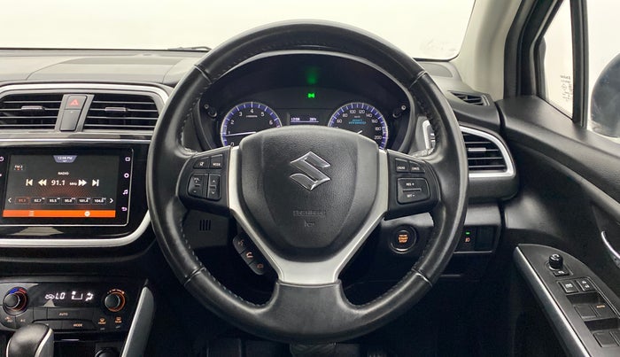 2021 Maruti S Cross ALPHA AT SMART HYBRID, Petrol, Automatic, 10,781 km, Steering Wheel Close Up