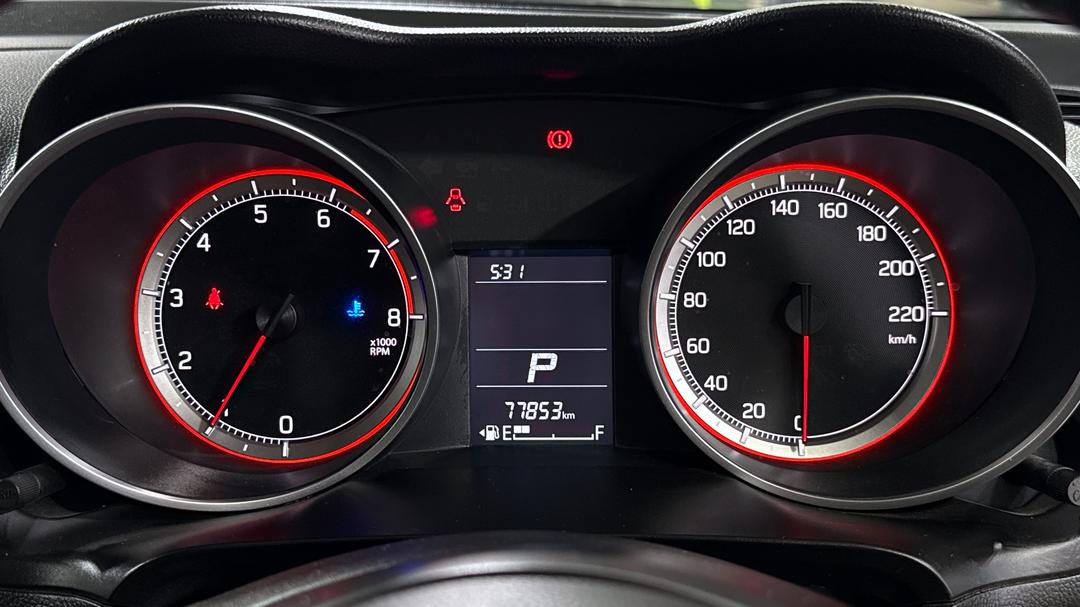 2017 Suzuki Swift Gl Navigator, Automatic, 77853 km, Odometer View