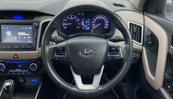 2017 Hyundai Creta 1.6 SX PLUS AUTO PETROL, Petrol, Automatic, 30,733 km, Steering Wheel Close Up