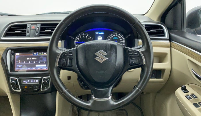 2018 Maruti Ciaz ALPHA 1.5 AT SHVS, Petrol, Automatic, 81,761 km, Steering Wheel Close Up